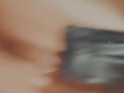 Cute, young Instagram dress up model rubbing her tight pussy