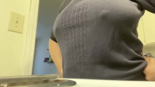 Titty Drop cooking Dinner