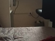 I missed having a lesbian sex, thinking about my cuz, so I went to watch a lesbian video & rub 4/16