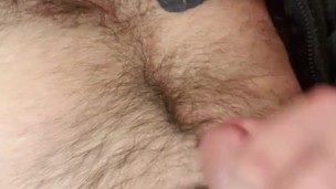Furry bear blows huge load 