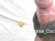 Spit on it Huge Monster Cock Jacking Off in Slow Motion with Cumshot from Big White Cock 13/16