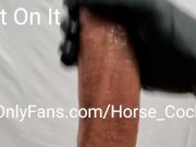 Spit on it Huge Monster Cock Jacking Off in Slow Motion with Cumshot from Big White Cock 8/16