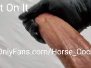 Spit on it Huge Monster Cock Jacking Off in Slow Motion with Cumshot from Big White Cock 9/16