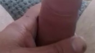 Male masturbated