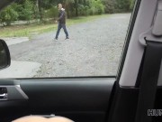 HUNT4K. Chick with perfect ass and boobs gets paid for sex in car 14/16
