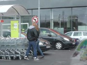 HUNT4K. Chick with perfect ass and boobs gets paid for sex in car 2/16