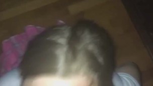 Blonde sucks bbc in school uniform