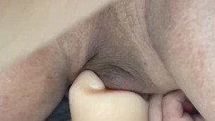My Beautiful Wife worships my ass & cock w/ her fingers, tongue, & a dildo causing 2 intense orgasms
