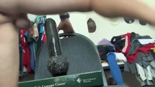 Riding Big Black Dildo for the SECOND time!