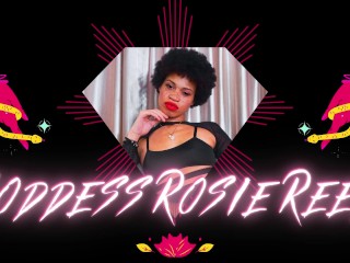 Goddess Rosie Reed Ebony Goddess Bikini Tease Pussy Denial Humiliation Loser Femdom POV