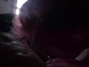 Fun sized tattooed slut sucks big black cock 2/16