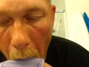 Licking her panties