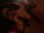 Big Boobs Hottie Plays with her hairy bush at home while her parents nap 12/16