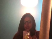 Big Boobs Hottie Plays with her hairy bush at home while her parents nap 7/16