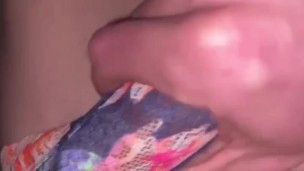 (STRAIGHT MARRIED GUY) Wearing my Wife’s Pretty Panties Gets me HARD... Thick, Dripping, Slo-mo CUM!