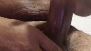 Jacking off on the porch