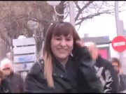 Exhibitionism from Melani Kiss in Madrid 6/16