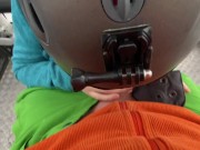Great Risky Fun On A Cable Car - ski lift - Public Blowjob (people watched ) - Tonny and Mia 13/16