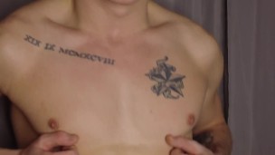 I caress the body and spread the ass