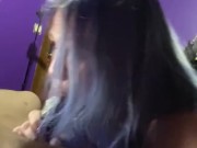 BBW PAWG sucks BBC dry and fucks some more  3/16