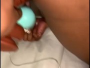 My wife playing with dildo after club 5/16