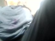 HD Public parking lot flashing Giant titties & Smoking! Public flashing DD's while smoking 10/16