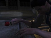 Sex with a ghost girl. Penis funny enters the transparent body | Anime porno 1/16