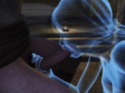 Sex with a ghost girl. Penis funny enters the transparent body | Anime porno 3/16