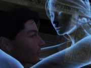 Sex with a ghost girl. Penis funny enters the transparent body | Anime porno 8/16