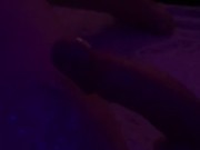 Ejaculation sur la cuisse 