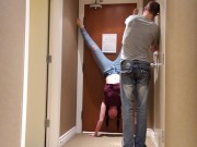 My First Upside down piss in jeans 8/16