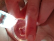 Look At My Vagina. Close Up Speculum Play 11/16
