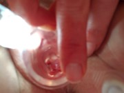Look At My Vagina. Close Up Speculum Play 9/16