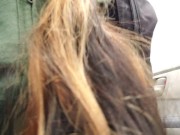 Sneaky Girl Pees From Car 9/16