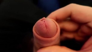 Playing With My Foreskin - Pulling Foreskin Back All The Way - Fondling Uncircumcised Cock 