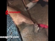 Lusty Ebony MILF takes BBC Rough & Hard 2/16