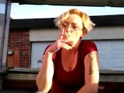 Smoking in my pop up 8/16