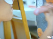 Glory Hole - Blowjob and Handjob to Orgasm on her boobs 15/16