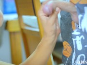 Glory Hole - Blowjob and Handjob to Orgasm on her boobs 7/16