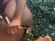 Outdoor Twerking and Squirting  4/16