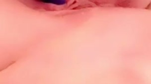 Solo pussy play with toy