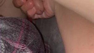 Dripping pre cum from licking my ass