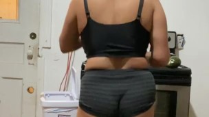 Anna maria mature latina sexy Dominican MILF in black part 3