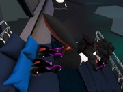 Goth Garde in Bed