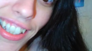 Hairy Hairbrushing Brunette Camgirl Brushes Head Hair Talks About ...