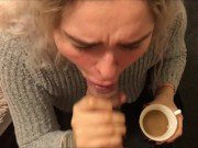 She asked me to add my CUM in her COFFEE...