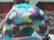 Risky PUSSY n BUTT PLUG Flashing at Public GYM# Special SEXY Leggings # Part 2 12/16