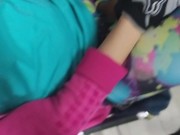 Risky PUSSY n BUTT PLUG Flashing at Public GYM# Special SEXY Leggings # Part 2 7/16
