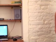 Skinny blonde amateur shoves her fingers and a vibrator deep into her ass 9/16