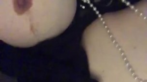 Playing with my big titties